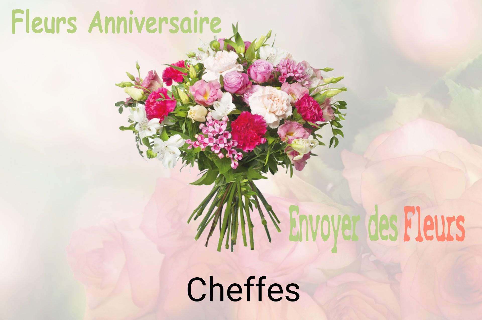 Bouquet de fleurs d’anniversaire livré à Cheffes